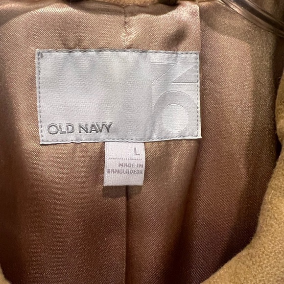 Old Navy Women’s Tan Peacoat Size Large - Picture 8 of 10